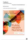 Test Bank Complete&lowbar; Public Health Nursing&colon; Population-Centered Health Care In The Community 11th Edition&comma; &lpar;2026&rpar; By Marcia Stanhope & Jeanette Lancaster&vert; All Chapter 1-20&vert; Latest Version With Well Detailed And Verified Answers&vert; Grade A&plus;