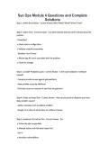 Sys Ops Module 4 Questions and Complete Solutions