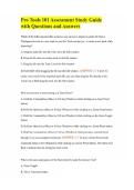 Pro Tools 101 Assessment Study Guide with Questions and Answers