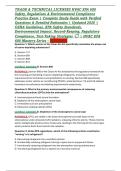 TRADE & TECHNICAL LICENSES HVAC EPA 608 Safety&comma; Regulations & Environmental Compliance Practice Exam &vert; Complete Study Guide with Verified Questions & Detailed Rationales &vert; Updated 2026 &vert; OSHA Guidelines&comma; EPA Safety Standards&comma; Environmental Impact&comma; Record-