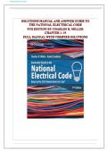 Solutions Manual and Answer Guide to the National Electrical Code &ndash; 9th Edition&comma; Charles R&period; Miller &ndash; Complete Solutions Manual