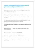 Louisiana environmental horticulture industry exam study guide questions with precise detailed answers 