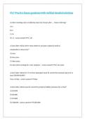 FLC Practice Exam questions with verified detailed solutions