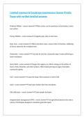 Limited commercial landscape maintenance license Florida Exam with verified detailed answers