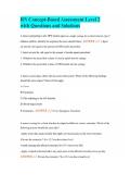 RN Concept-Based Assessment Level 2 with Questions and Solutions