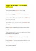 Roofing Michigan Test with Questions and Answers