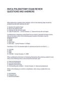 NWCA PHLEBOTOMY EXAM REVIEW QUESTIONS AND ANSWERS