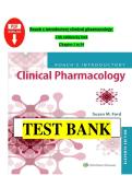 Full Test Bank for Roach&rsquo;s Introductory Clinical Pharmacology &lpar;11th Edition&rpar; by Susan M&period; Ford Complete Coverage &lpar;Chapters 1-54&rpar; Verified Question & Answer Sets Drug Administration &sol; Pharmacokinetics &sol; Nursing Process &sol; Systemic Drug Classes Updated 2026 V
