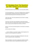 S13 Standpipe Exam Test Questions and 100&percnt; Verified Correct Answers 2026