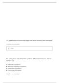 RADIATION BIOLOGY ASSESSMENT CLOVERLEAF QUESTIONS WITH CORRECT ANSWERS