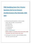 PEBC Qualifying Exam Part I Practice Questions And Correct Answers &lpar;Verified Answers&rpar; Plus Rationales 2026 Q&A 