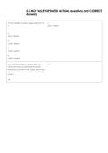 2-5 MO VALLEY UPDATED ACTUAL Questions and CORRECT  Answers 
