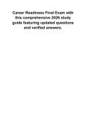 Career Readiness Final Exam &mdash; Comprehensive Study Guide 2026