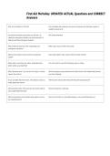 First Aid MoValley UPDATED ACTUAL Questions and CORRECT  Answers 