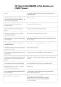 MO Valley First Aid UPDATED ACTUAL Questions and  CORRECT Answers