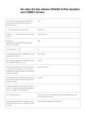 Mo valley first step refresher UPDATED ACTUAL Questions  and CORRECT Answers 
