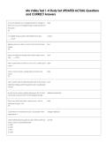 Mo Valley Test 1-4 Study Set UPDATED ACTUAL Questions  and CORRECT Answers