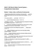 SACA C-202 Electric Motor Control Systems &ndash; Comprehensive Study Guide
