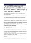 Pearson RBT Practice Exam 2026 &mdash; 85 Questions & Answers