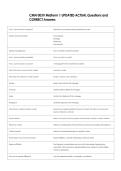 CMN 003V Midterm 1 UPDATED ACTUAL Questions and  CORRECT Answers