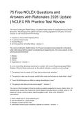 75 Free NCLEX Questions & Answers 2026 &mdash; RN Practice Test