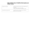 CMN 172 Midterm Exam &num;1 UPDATED ACTUAL Questions and  CORRECT Answers