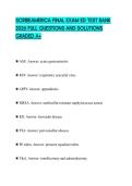 SCRIBEAMERICA FINAL EXAM ED TEST BANK 2026 FULL QUESTIONS AND SOLUTIONS GRADED A&plus;