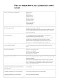 CMN 170V Final UPDATED ACTUAL Questions and CORRECT  Answers 
