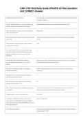CMN 170V Final Study Guide UPDATED ACTUAL Questions  and CORRECT Answers