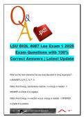 BIOL 4087 &ndash; Thermodynamics&comma; Protein Structure & Hemoglobin Dynamics &lpar;120 Exam Questions&rpar; 2026 Exam 1 Questions with 100&percnt; Correct Answers &ndash; Louisiana State University