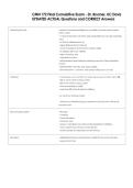 CMN 172 Final Cumulative Exam - Dr&period; Brunner&comma; UC Davis  UPDATED ACTUAL Questions and CORRECT Answers 