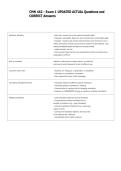 CMN 462 - Exam 1 UPDATED ACTUAL Questions and  CORRECT Answers