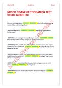 NCCCO Crane Certification Test Study Guide 2026 &vert; Core & Specialty Verified Q&A NEXA