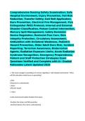 Comprehensive Nursing Safety Examination&colon; Safe Hospital Environment&comma; Injury Prevention&comma; Fall Risk Reduction&comma; Transfer Safety&comma; Gait Belt Application&comma; Burn Prevention&comma; Electrical Fire Management&comma; Fire Extinguisher PASS Protocol&comma; Internal and External Disast