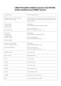CMN170V Equilibrium Midterm &lpar;sessions 1&2&rpar; UPDATED  ACTUAL Questions and CORRECT Answers 