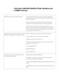 Final Exam CMN 420 UPDATED ACTUAL Questions and  CORRECT Answers