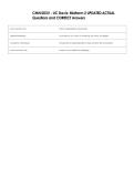 CMN 003V - UC Davis&colon; Midterm 2 UPDATED ACTUAL  Questions and CORRECT Answers