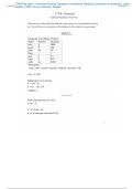 C784 Final Exam - Formulas And Key Concepts In Healthcare Statistics &vert; Questions And Answers&comma; Latest  Update &vert; 100&percnt; Correct Answers &vert; Graded