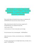 OIL BURNER LICENSE FINAL EXAM QUESTIONS WITH CORRECT DETAILED ANSWERS &vert;&vert; ALREADY GRADED A&plus; <RECENT VERSION>