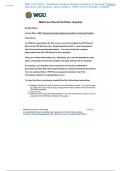 D031 E-Portfolio - Advancing Evidence-Based Innovation In Nursing Practice &vert;  Questions And Answers&comma; Latest Update &vert; 100&percnt; Correct Answers &vert; Graded