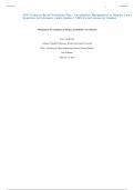 D031 Evidence-Based Innovation Plan - Constipation Management In Hospice Care &vert;  Questions And Answers&comma; Latest Update &vert; 100&percnt; Correct Answers &vert; Graded