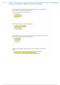 D075 Pre-Assessment - Computer Systems And Networking Concepts &vert; Questions And  Answers&comma; Latest Update &vert; 100&percnt; Correct Answers &vert; Graded