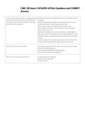 CMN 120 Exam 3 UPDATED ACTUAL Questions and CORRECT  Answers