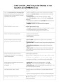 CMN 120 Exam 3&sol;Final Study Guide UPDATED ACTUAL  Questions and CORRECT Answers 