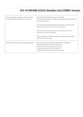D101 PA UPDATED ACTUAL Questions and CORRECT Answers 