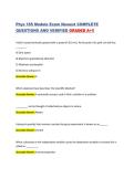 Phys 165 Module Exam Newest COMPLETE QUESTIONS AND VERIFIED GRADED A&plus;&excl;&excl;