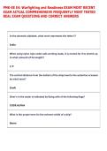 PMK-EE E4&colon; Warfighting and Readiness EXAM MOST RECENT  EXAM ACTUAL COMPREHENSIVE FREQUENTLY MOST TESTED  REAL EXAM QUESTIONS AND CORRECT ANSWERS  
