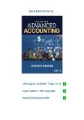 Solutions for Advanced Accounting&comma; 6th Edition by Hamlen &lpar;Complete Chapters&rpar;