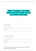 BREEZE AIRWAYS PRE-TRAINING PACKET ORF BASED QUESTIONS WITH CORRECT ANSWERS
