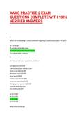 AAMS PRACTICE 2 EXAM QUESTIONS COMPLETE WITH 100&percnt; VERIFIED ANSWERS &vert; VERIFED EXAM QUESTIONS &vert; 2026&sol;2027